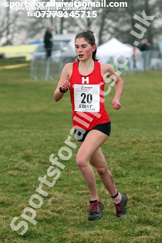 Womens under-20 Northern Cross Country Champs., Camp Hill Estate, Kirklington.  Photo: David T. Hewitson/Sports for All Pics